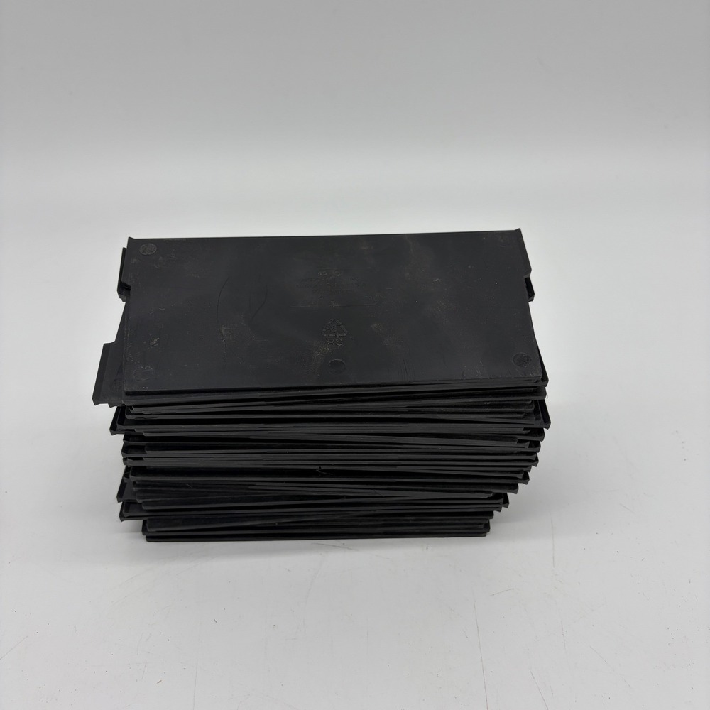 Lot of 41 Akro-Mils 40-130 Black Plastic Dividers for Storage Cabinets Bins